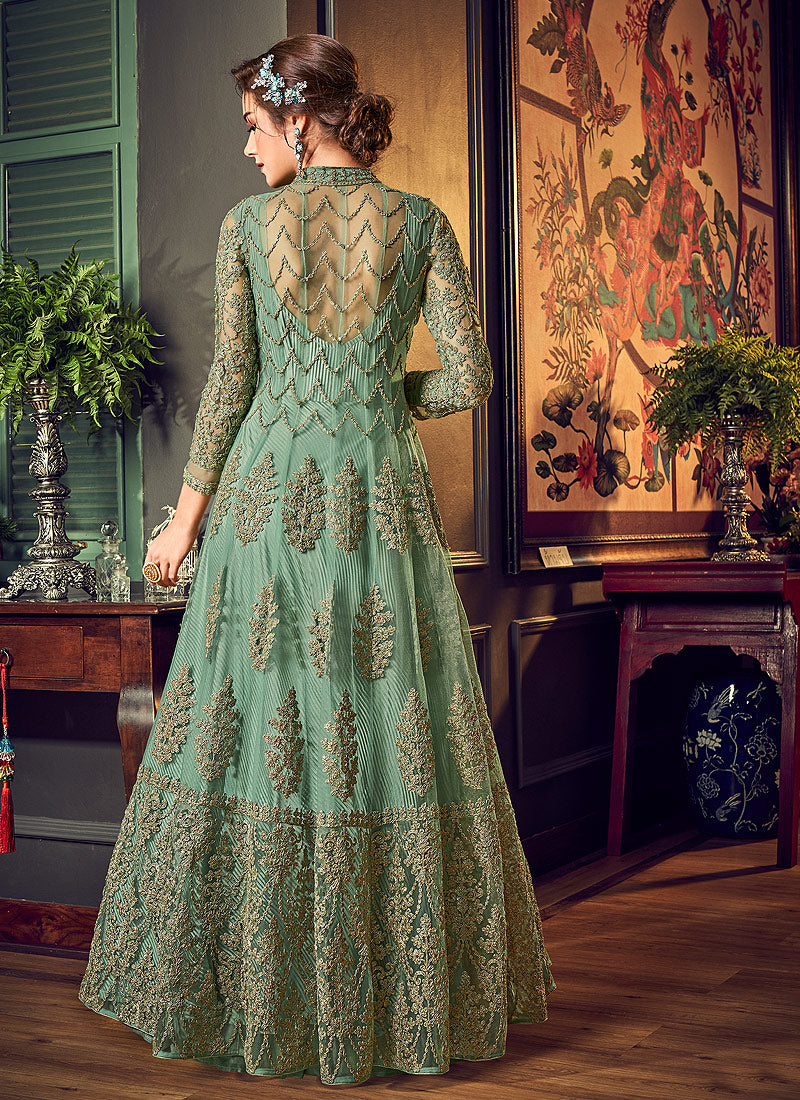 Jacket Style Anarkali Suit