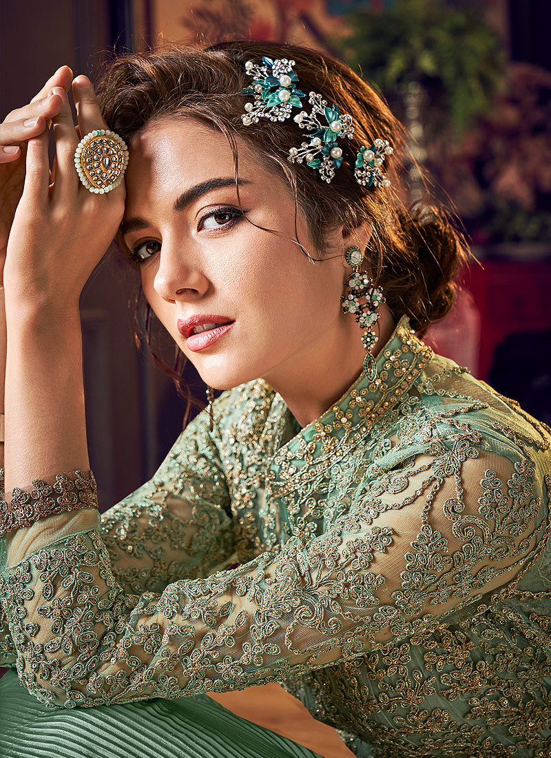  Slit Style Anarkali Lehenga Suit