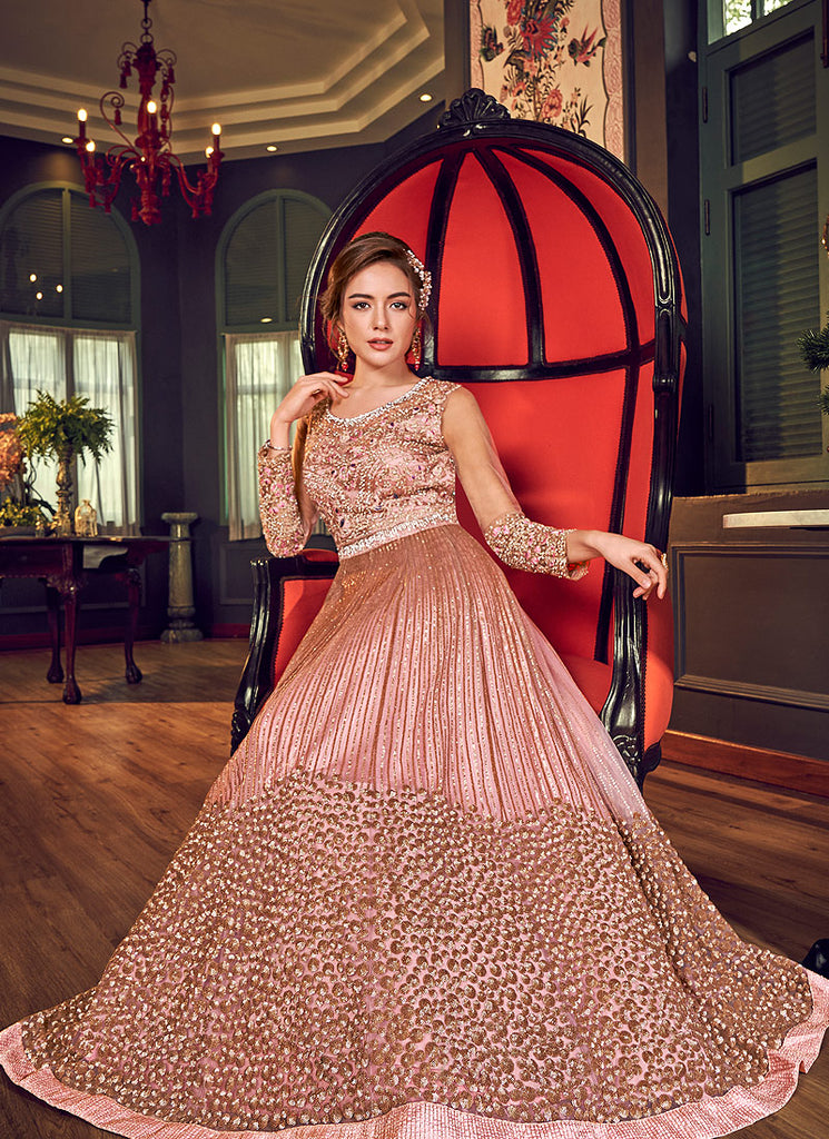 Slit Style Anarkali Lehenga Suit