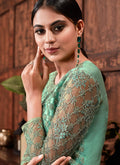 Indian Suits - Mint Green Multi Embroidered Suit