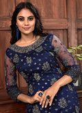 Indian Suits - Navy Blue  Palazzo Suit