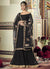 Black Golden Designer Gharara Suit