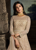 Golden Beige Anarkali Suit In usa