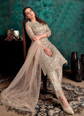 Soft Beige Pant Suit In usa uk canada