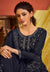 Navy Blue Pakistani Palazzo Suit In usa