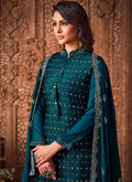 Turquoise Gharara Suit In usa