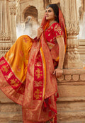 Yellow And Red Saree In usa uk canada