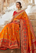 Yellow And Red Saree In usa uk canada