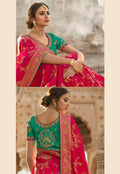 Pink And Grey Saree  In usa uk canada
