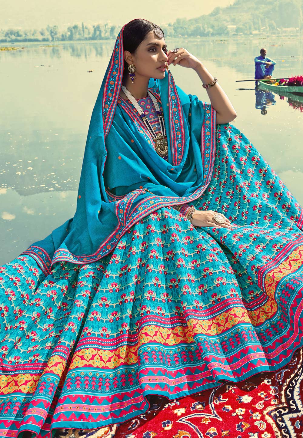 Light Blue Lehenga Choli In usa uk canada