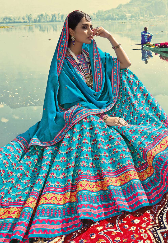 Light Blue Lehenga Choli In usa uk canada