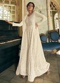 Off White Anarkali Suit