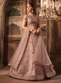 Mauve Muse Embroidered Designer Lehenga Choli