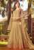 Beige With Multi Embroidered Georgette Anarkali Suit