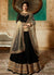 Black Delicately Embroidered Kalidar Anarkali Suit