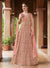 Blush Pink Embroidered Slit Style Anarkali Suit