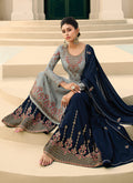 Indian Dresses  - Grey Gharara Style Suit