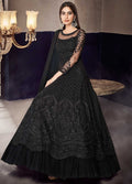 Indian Clothes - Black Designer Gown