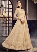 Indian Clothes - Beige Golden Suit