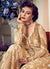Golden Glam Detail Embroidered Flared Anarkali Lehenga/Pant Suit