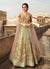 Green And Pink Overall Embellished Anarkali Suit