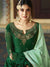 Green Dual Tone Ethnic Embroidered Sharara Suit