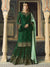 Green Dual Tone Ethnic Embroidered Sharara Suit