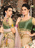 Green Multicoloured Floral Embroidered Lehenga Choli Suit