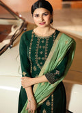 Green Traditional Embroidered Pakistani Pant Suit