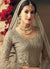 Grey Glam With Multi Embroidery Flared Sharara Suit