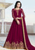 Hot Pink Elegant Embroidered Anarkali Suit