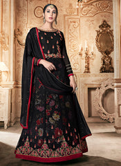 Floral Anarkali Suit