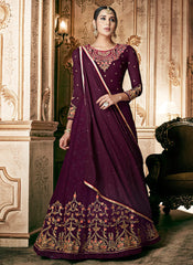 Floral Anarkali Suit