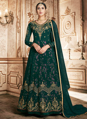 Floral Anarkali Suit