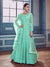 Mint Green Chikankari Embroidered Anarkali Suit