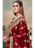 Indian Clothes - Bridal Red Designer Banarasi Silk Saree