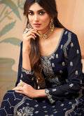 Navy Blue Pant Suit In usa