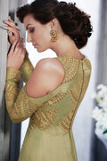 Green Anarkali Suit