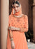 Orange Bliss Multi Embroidered Flared Anarkali Suit