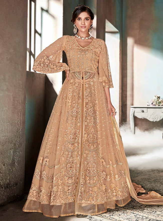 Anarkali jacket kurti discount