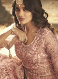 Pink Blush Gown Style Anarkali Suit