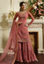 Pink Overall Traditional Embroidered Gharara Suit