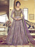 Purple Floral Embroidered Designer Bridal Anarkali Suit