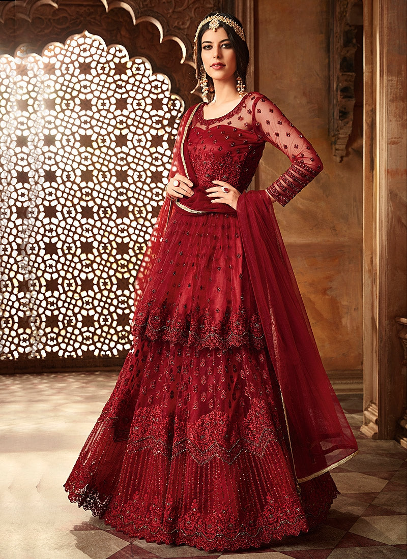 Latest anarkali sales suits 2019