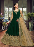 Velvet Anarkali Suit