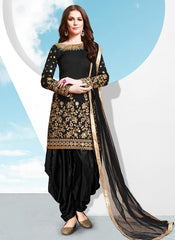 Embroidered Patiala Suit
