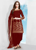 Embroidered Patiala Suit