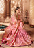 Pink Overall Embroidered Designer Silk Saree