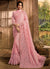 Pink With Multi Embroidered Pallu Traditional Saree