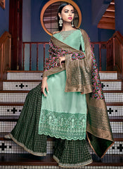 Silk Palazzo Pant Suit